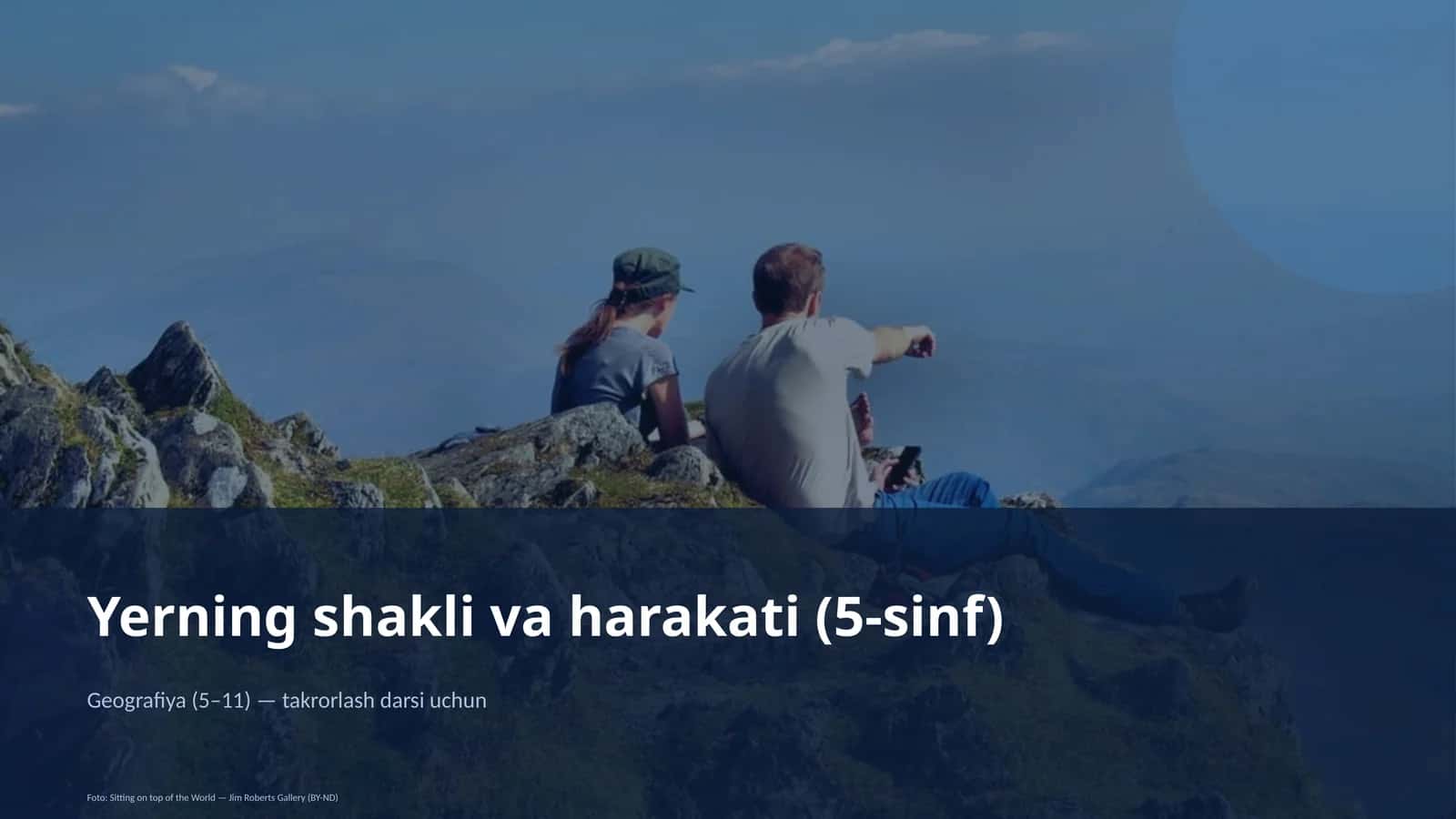 Yerning shakli va harakati (5-sinf)