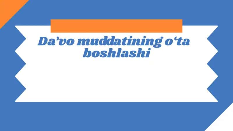 Da’vo muddati
