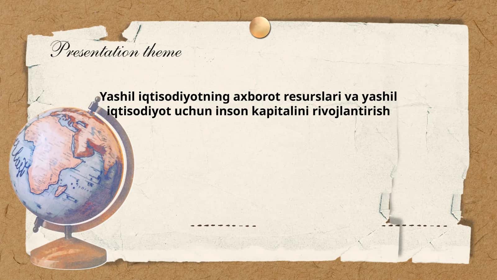 Yashil iqtisodiyotning mohiyati