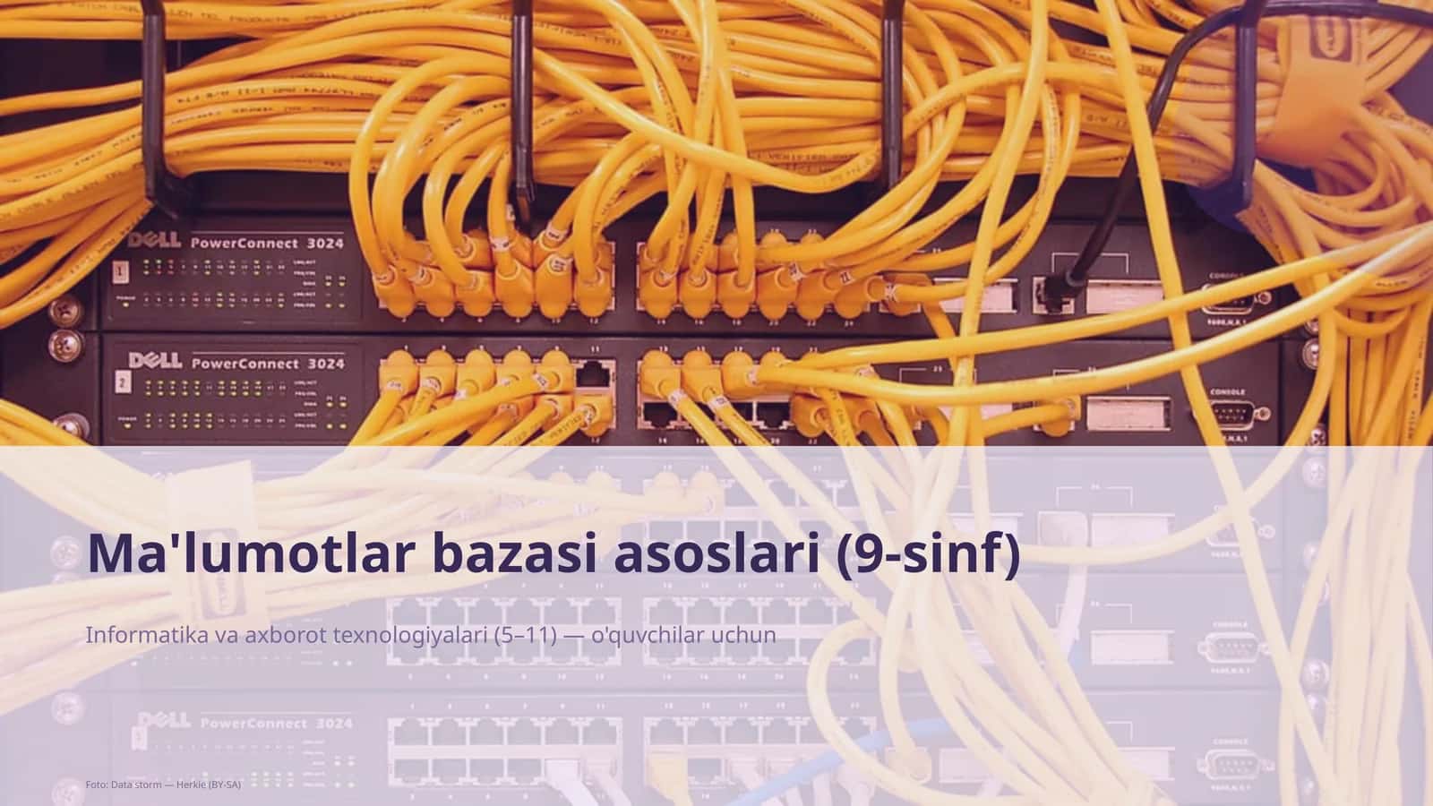 Ma'lumotlar bazasi asoslari (9-sinf)