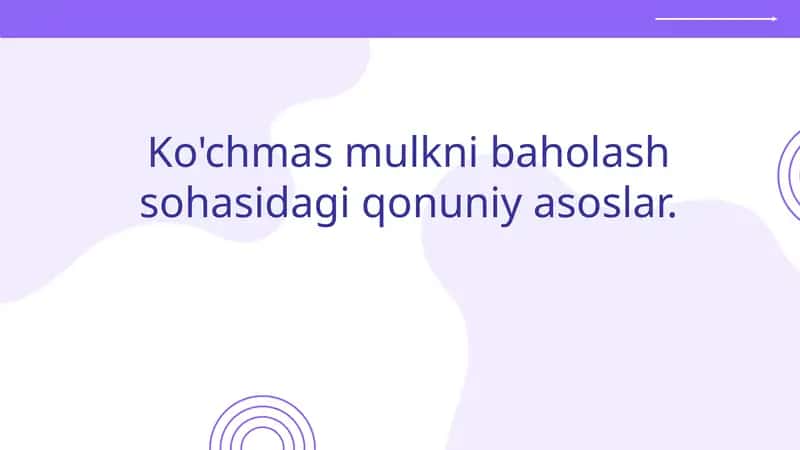 Baholash Qonunlari