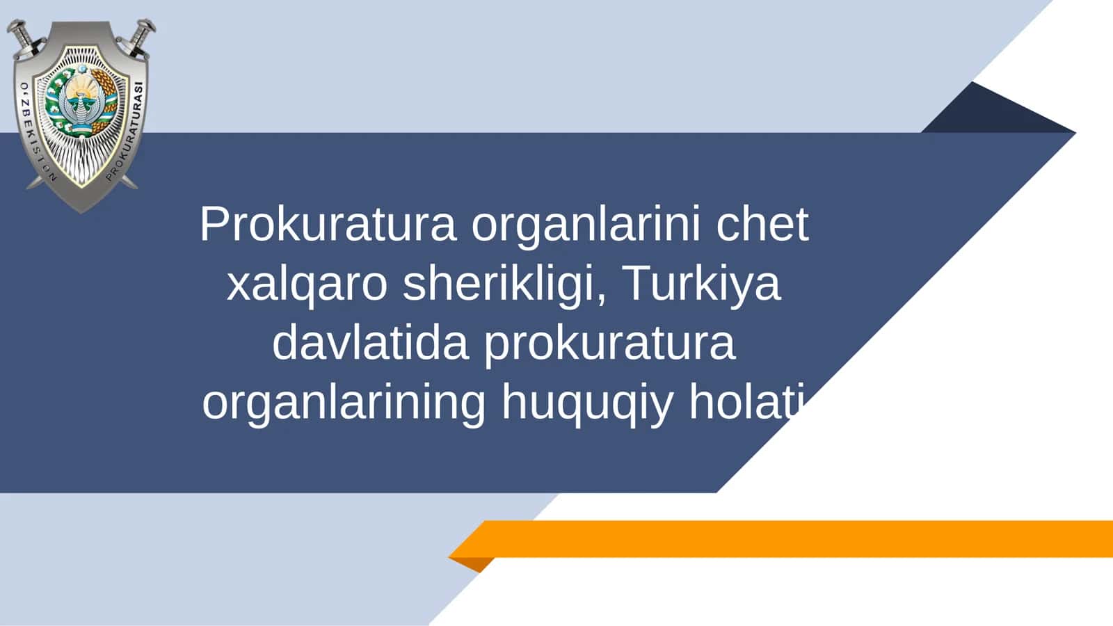 Prokuratura organlarini chet xalqaro sherikligi, Turkiya davlatida prokuratura organlarining huquqiy holati