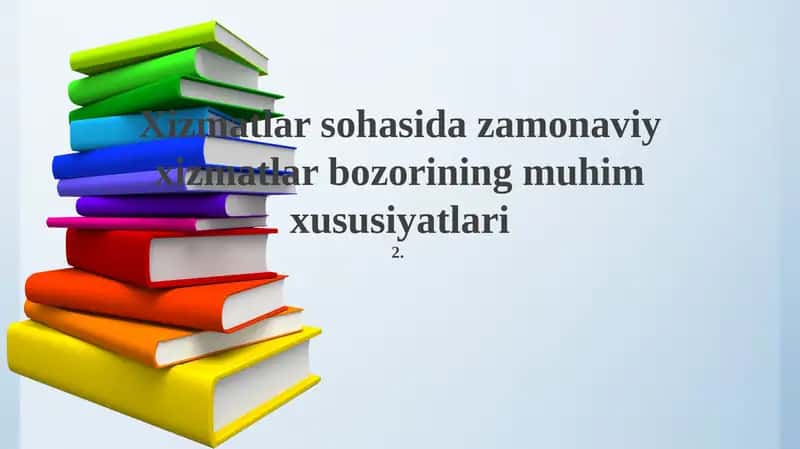 Zamonaviy xizmatlar bozori