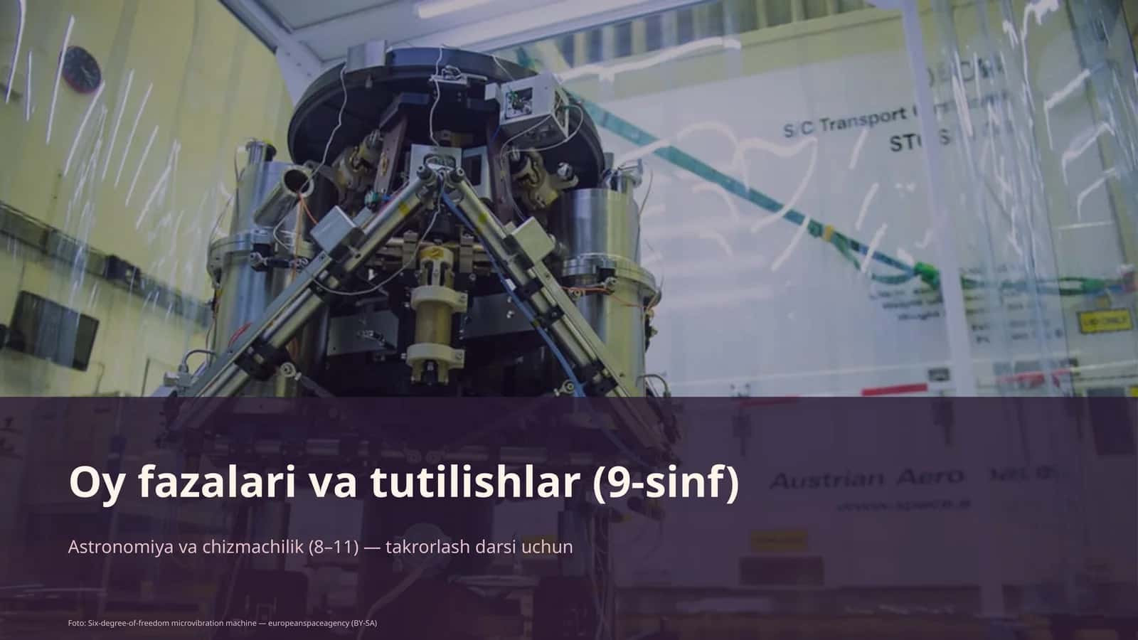 Oy fazalari va tutilishlar (9-sinf)