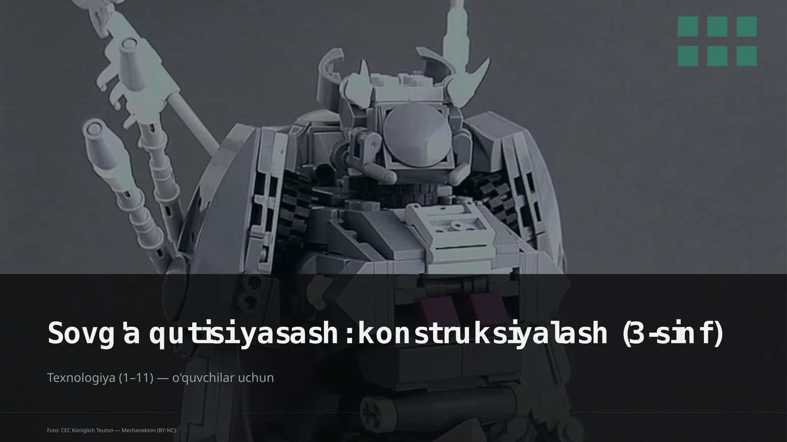 Sovg'a qutisi yasash: konstruksiyalash (3-sinf)