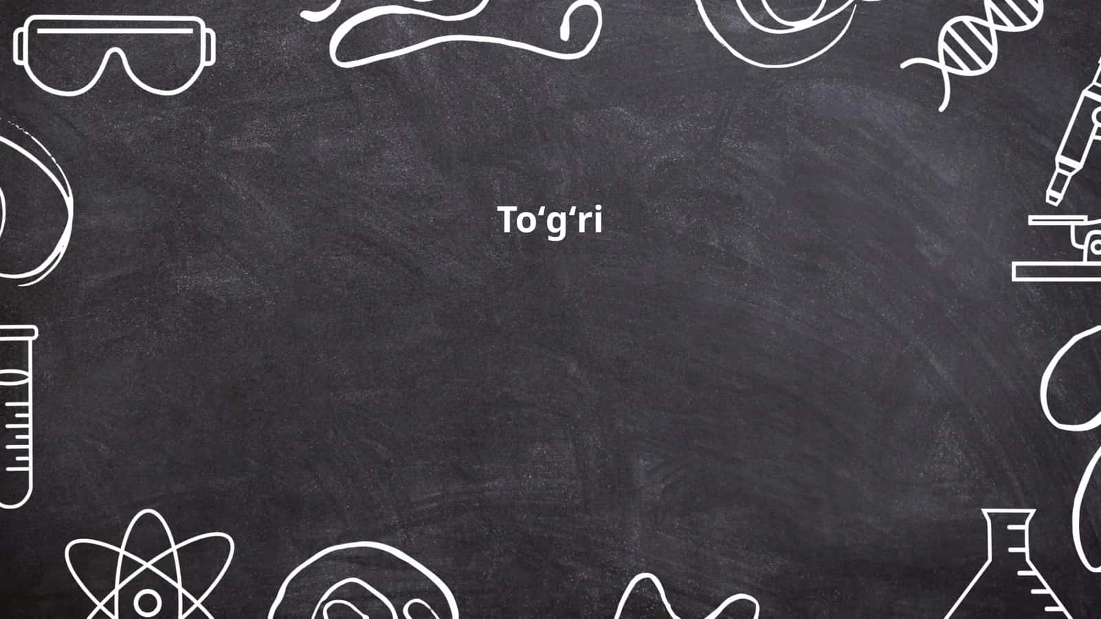 Toʻgʻri talaffuz