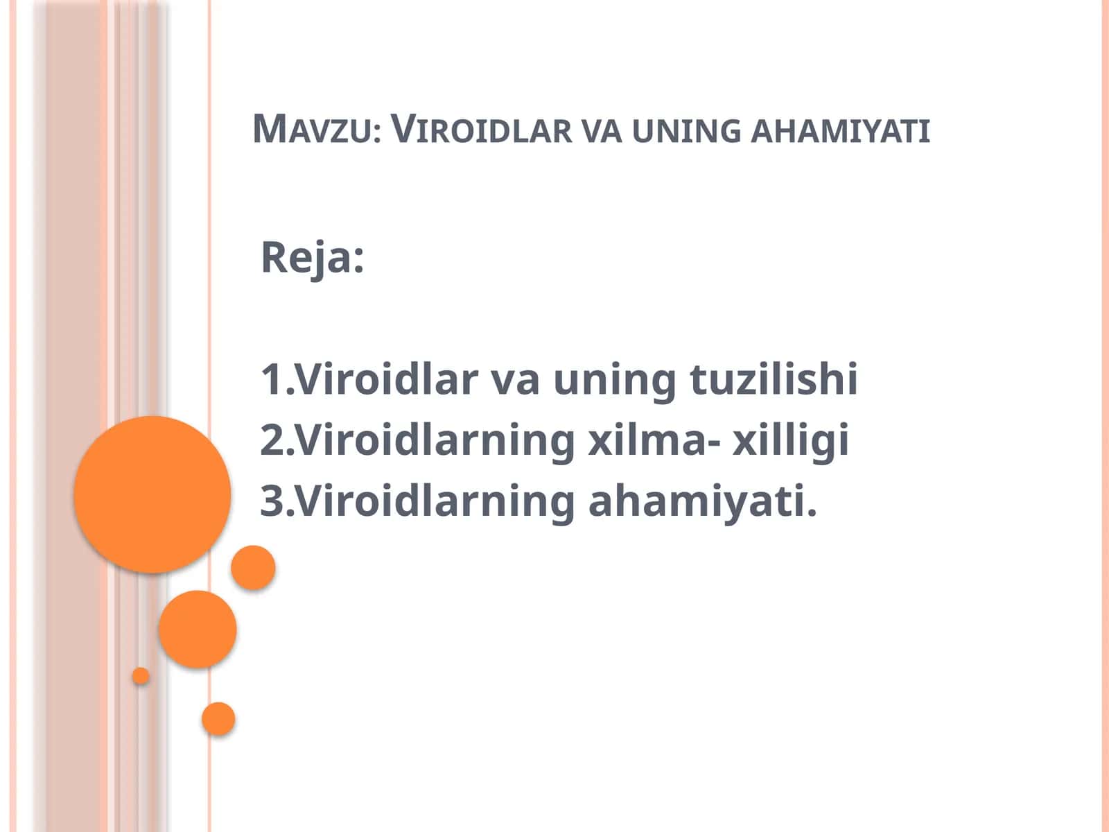Viroidlar va ularning ahamiyati
