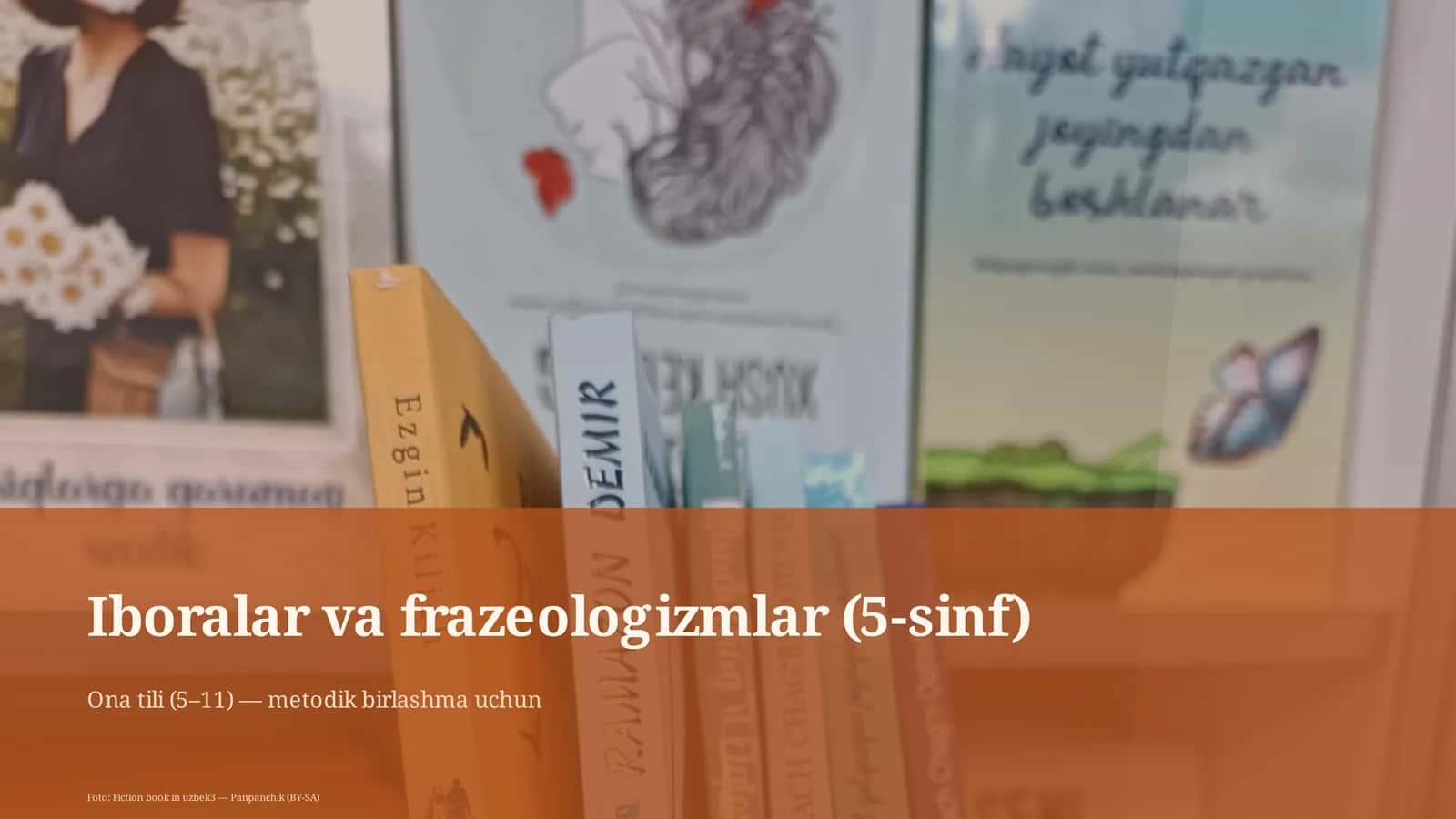 Iboralar va frazeologizmlar (5-sinf)