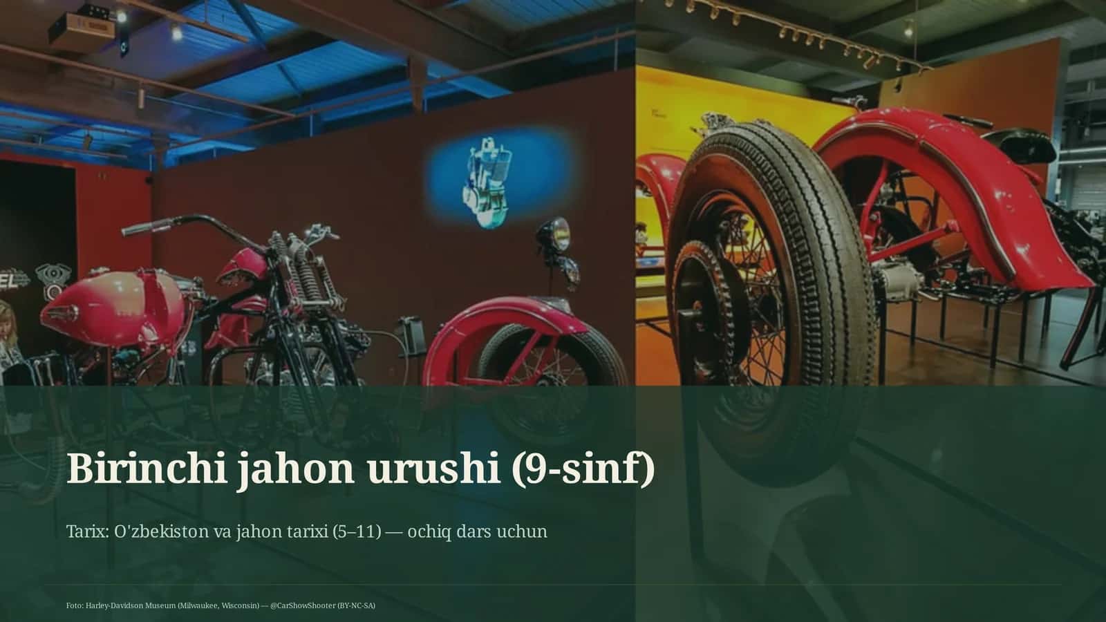 Birinchi jahon urushi (9-sinf)