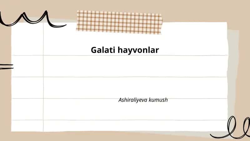 Galati hayvonlar