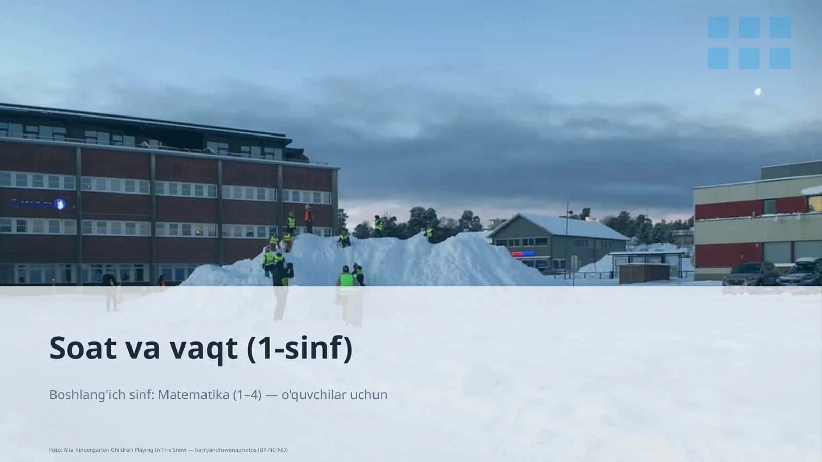Soat va vaqt (1-sinf)