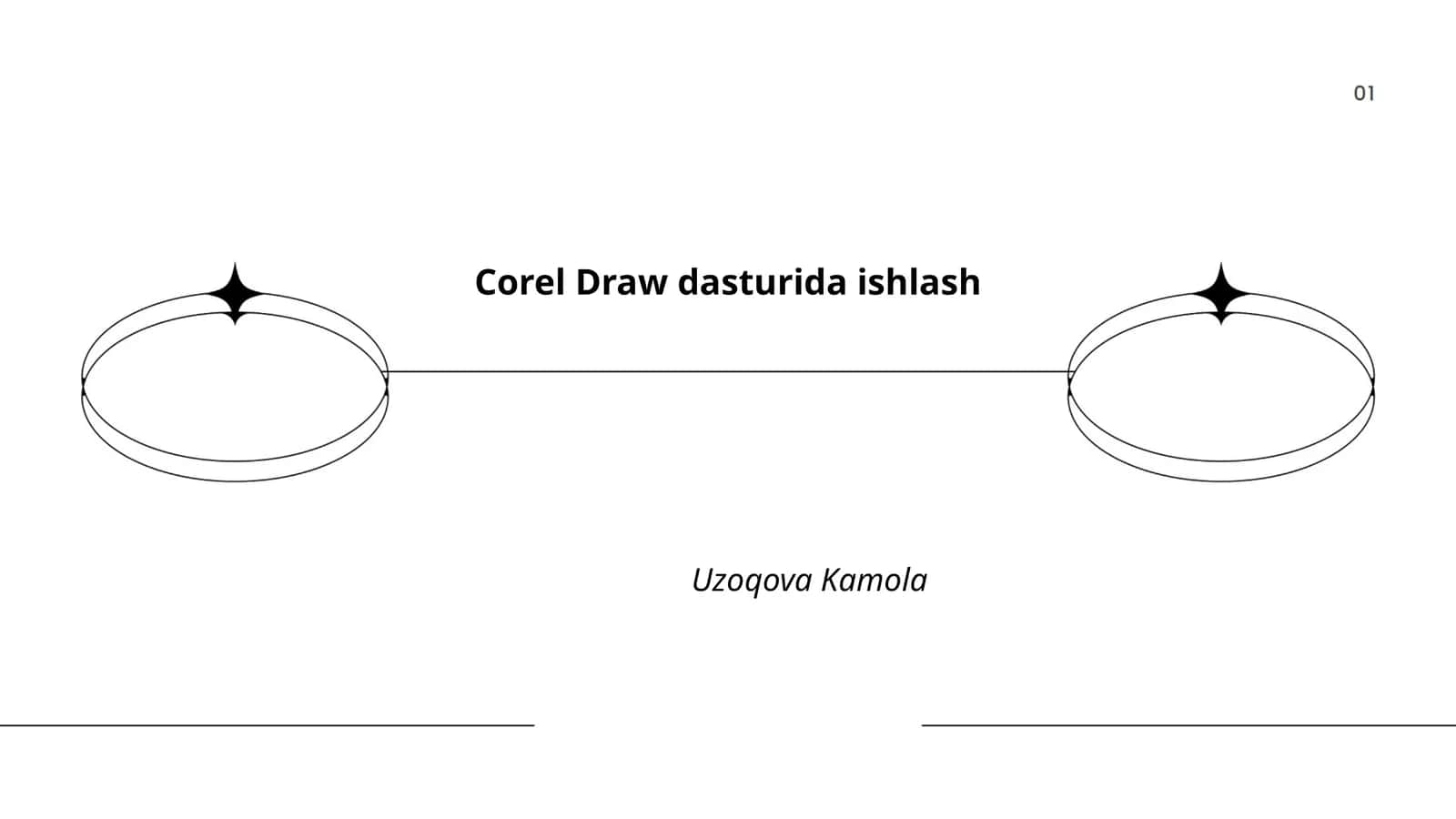 Corel Draw dasturida ishlash