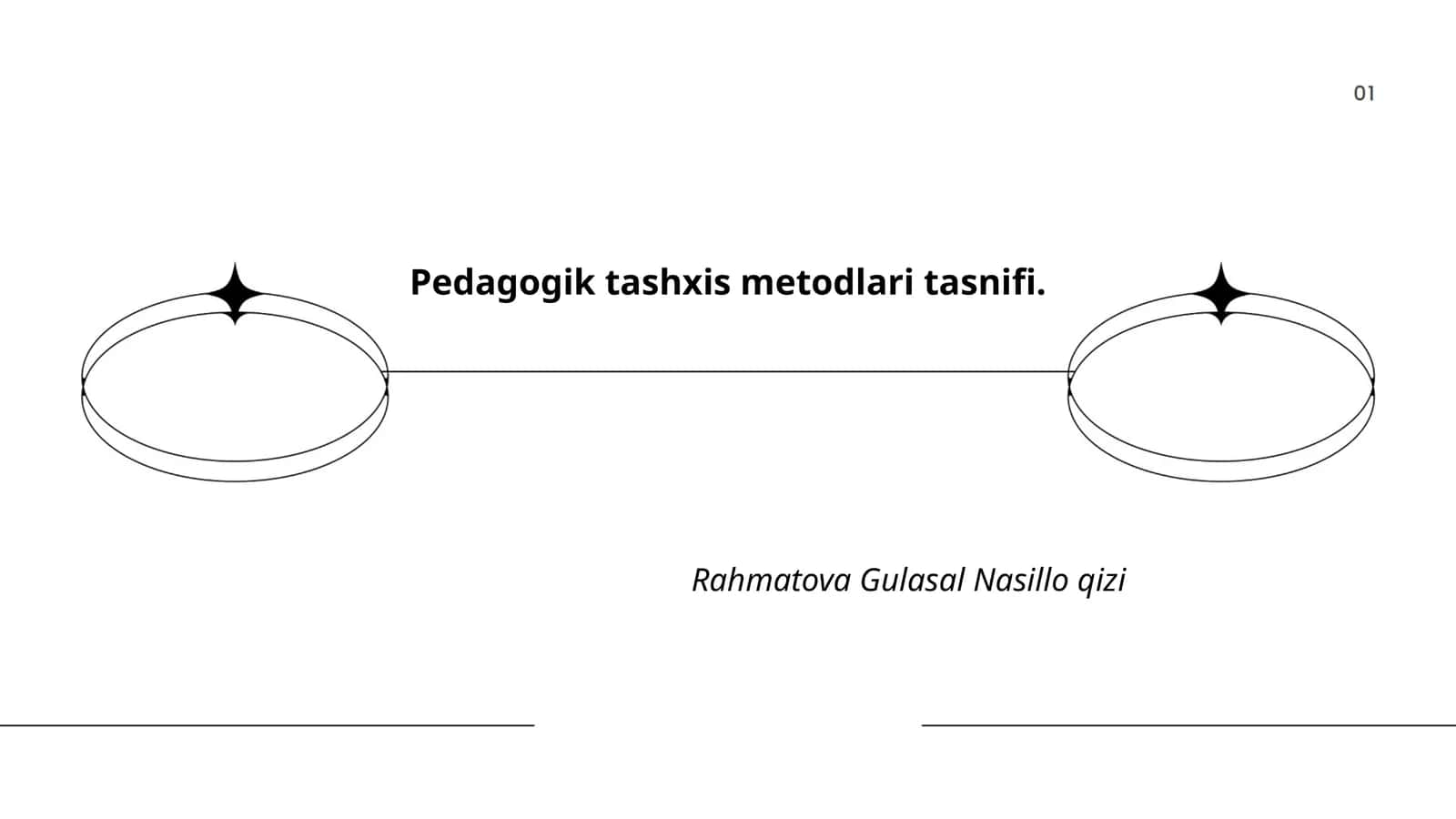 Pedagogik tashxis metodlari tasnifi