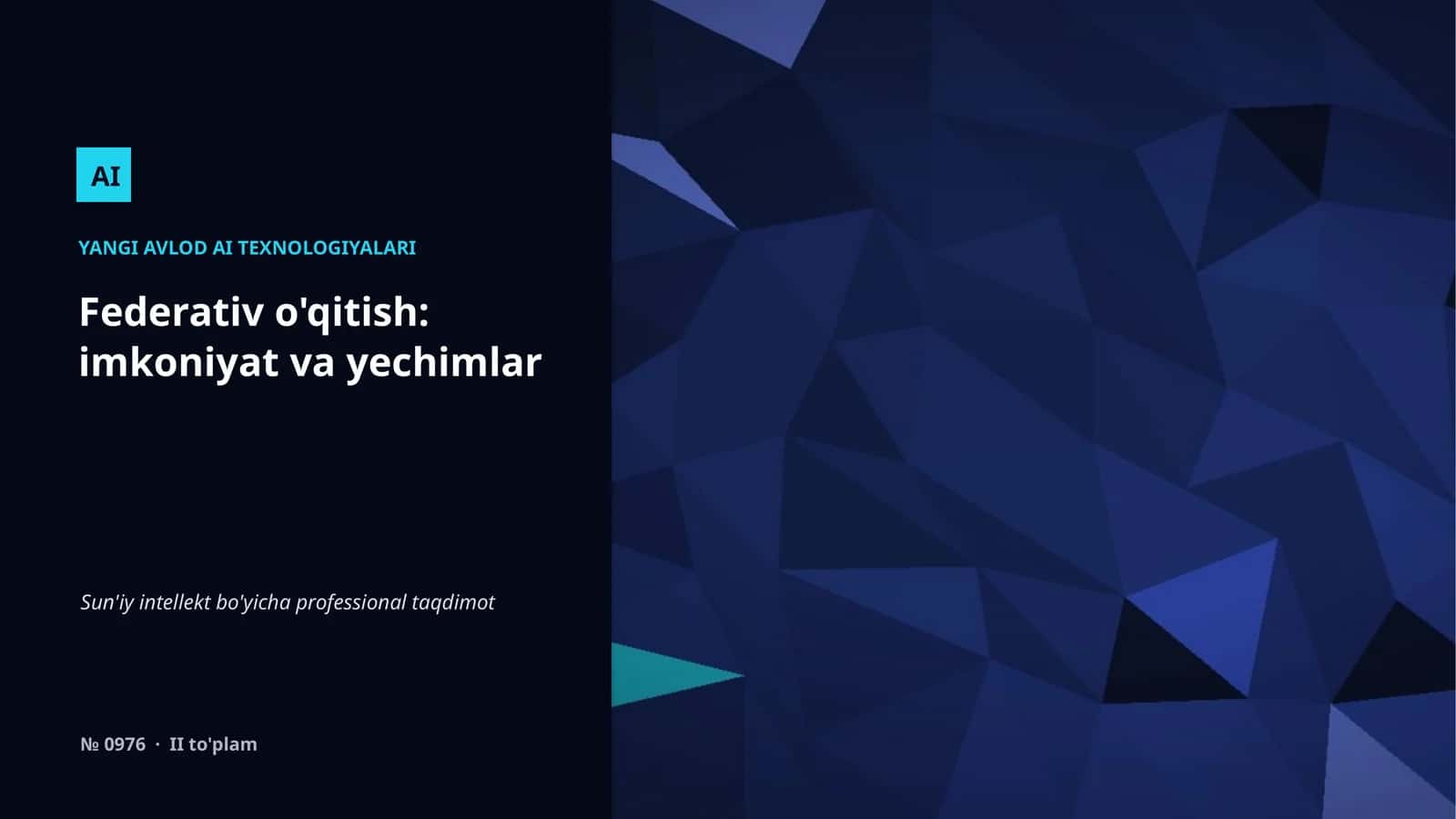Yangi Avlod AI Texnologiyalari
