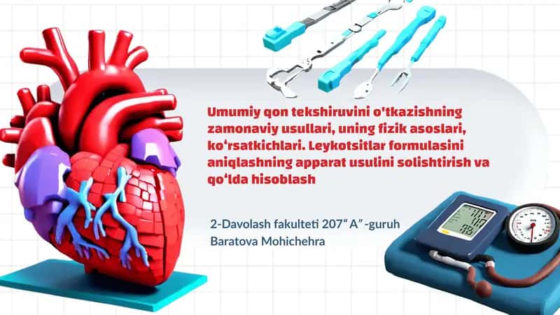 Zamonaviy qon tekshiruv usullari