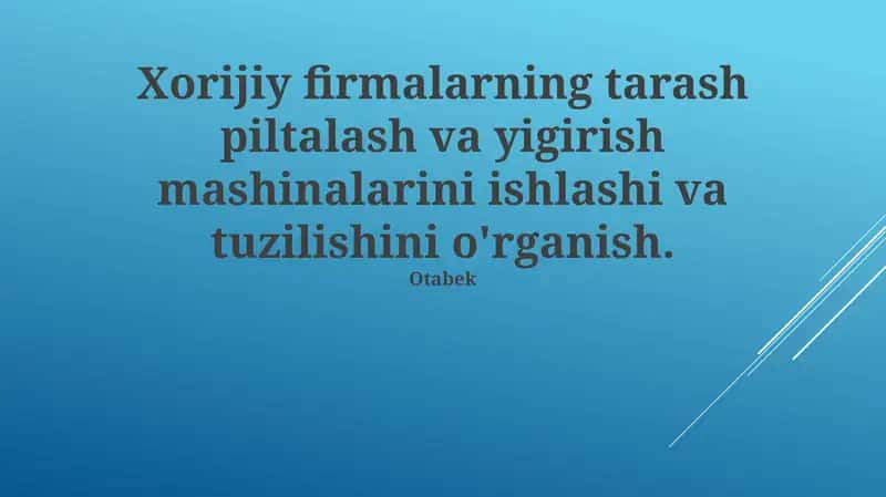 Yangi avlod tola tortish va burama mashinalari sensorli ekranlar va avtomatlashtirilgan boshqaruv tizimlari
