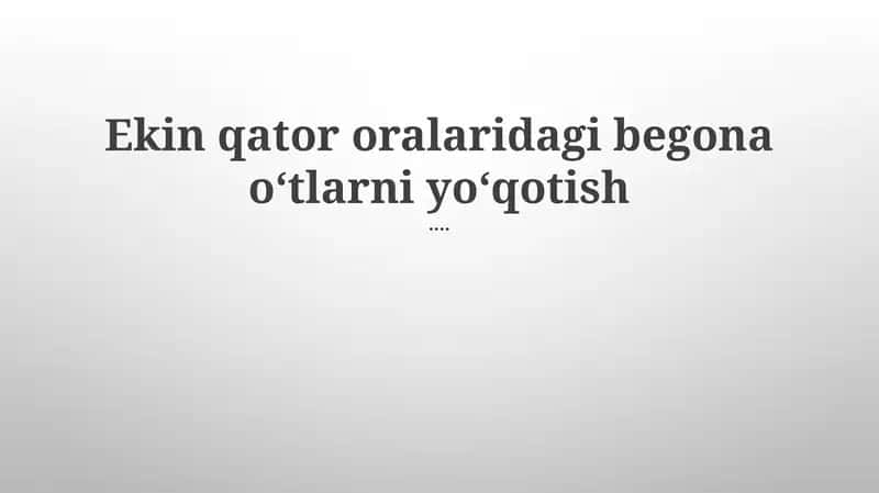Gerbitsid qo'llash texnikalari