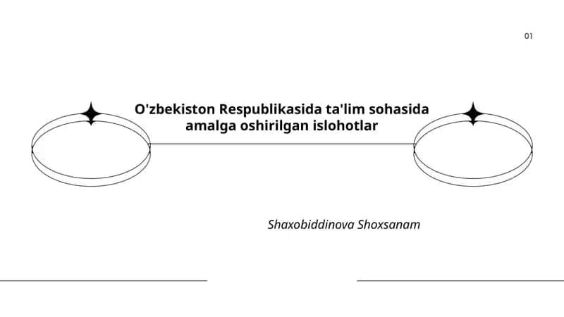 O'zbekiston Respublikasida ta'lim sohasida amalga oshirilgan islohotlar