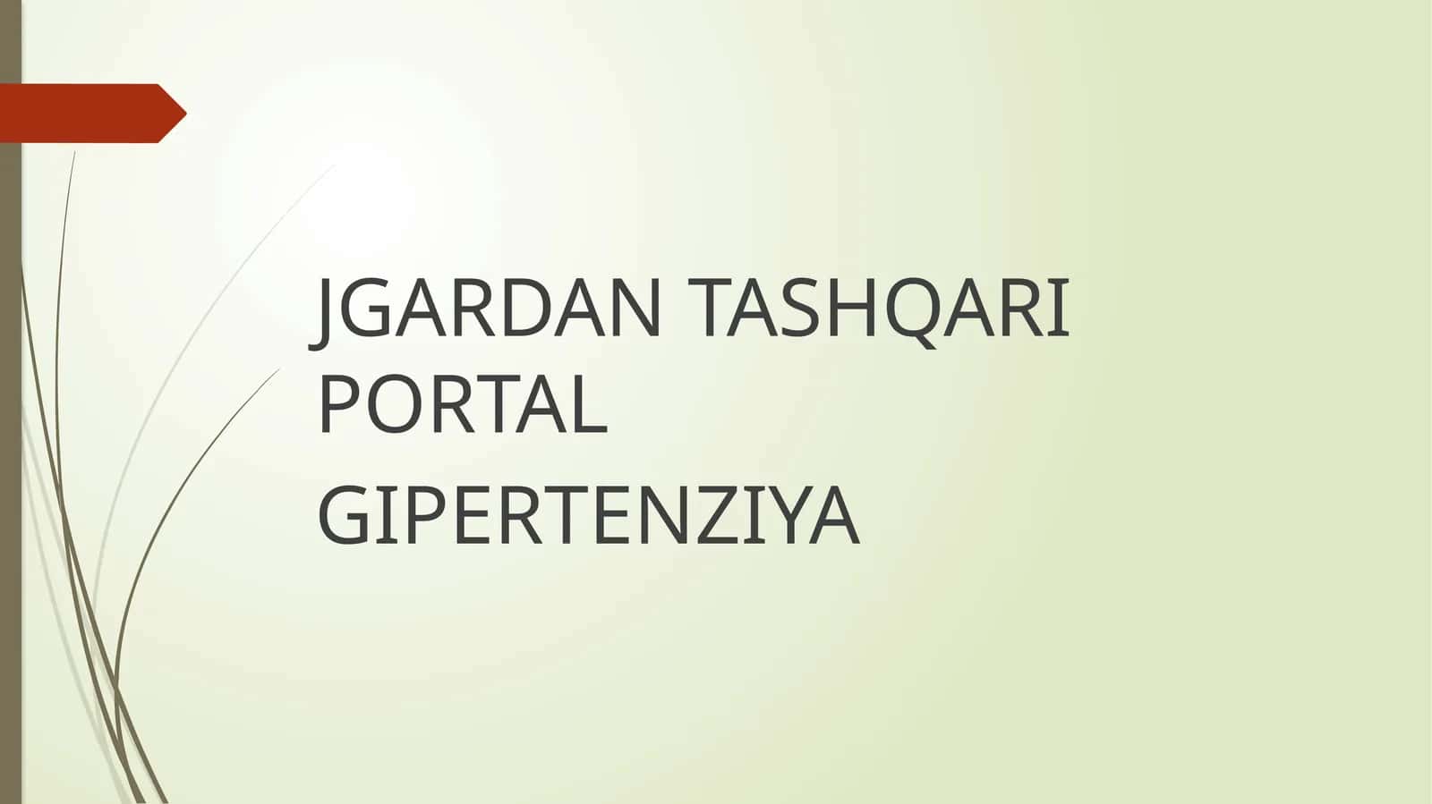 PORTAL GIPERTENZIYA