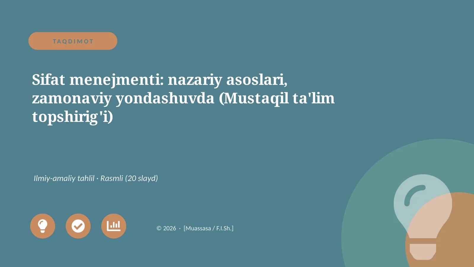 Sifat Menejmenti: Nazariy Asoslari