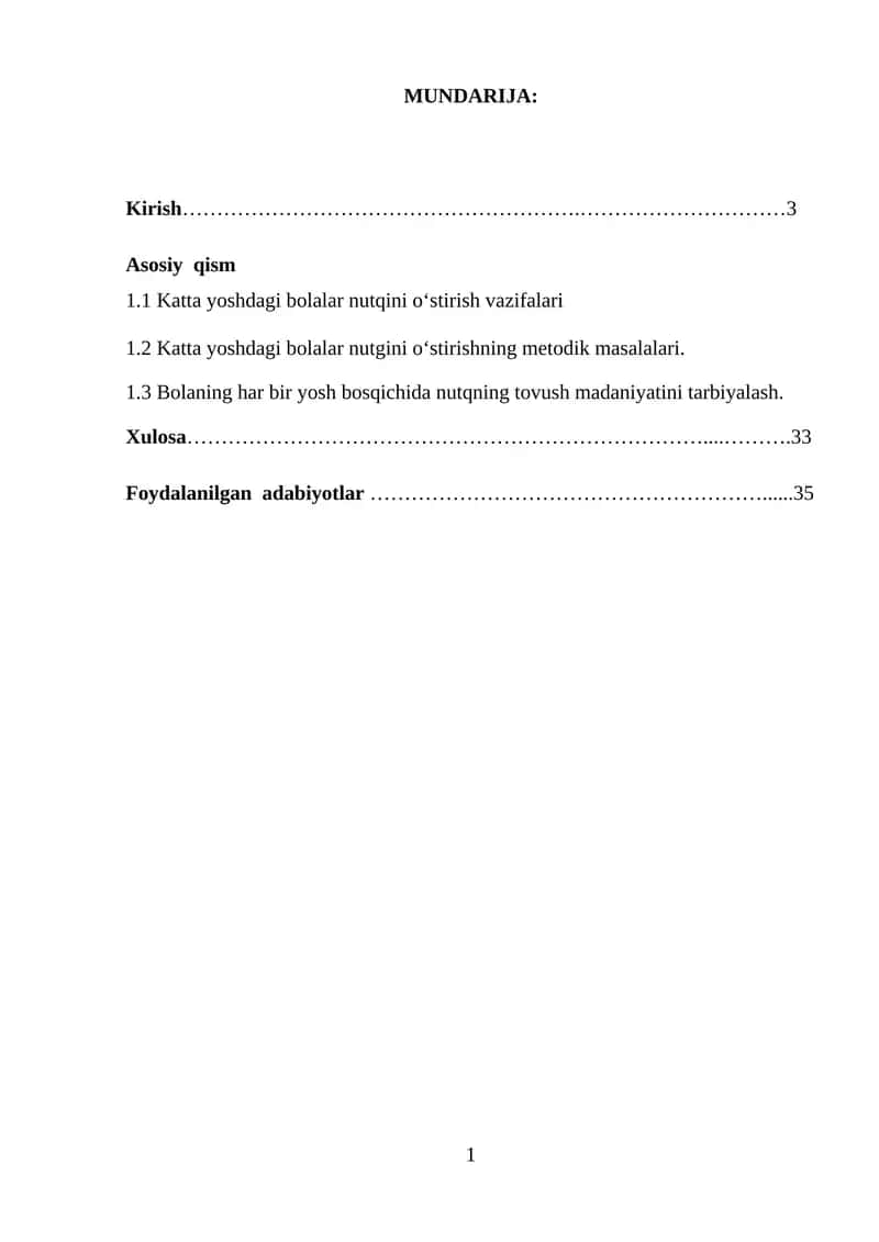 Maktabgacha katta yoshdagi  bolalar bilan muloqot