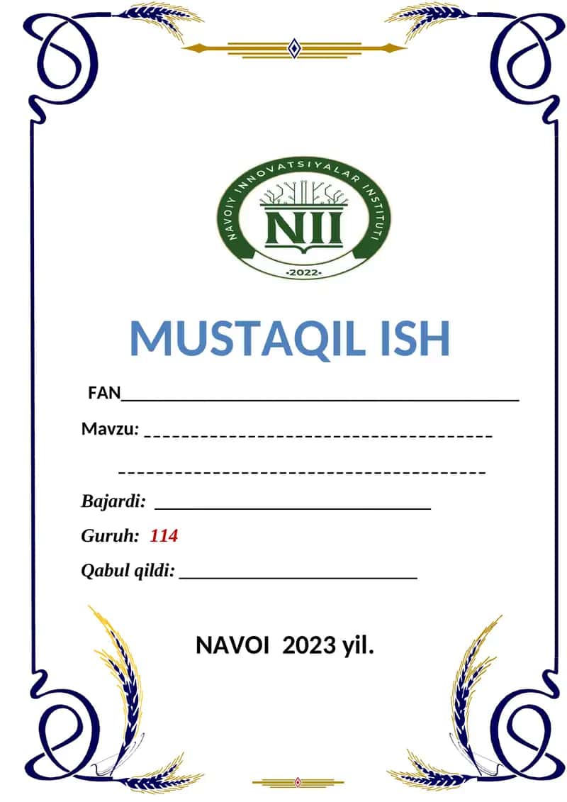 NAVOI 2023 yil