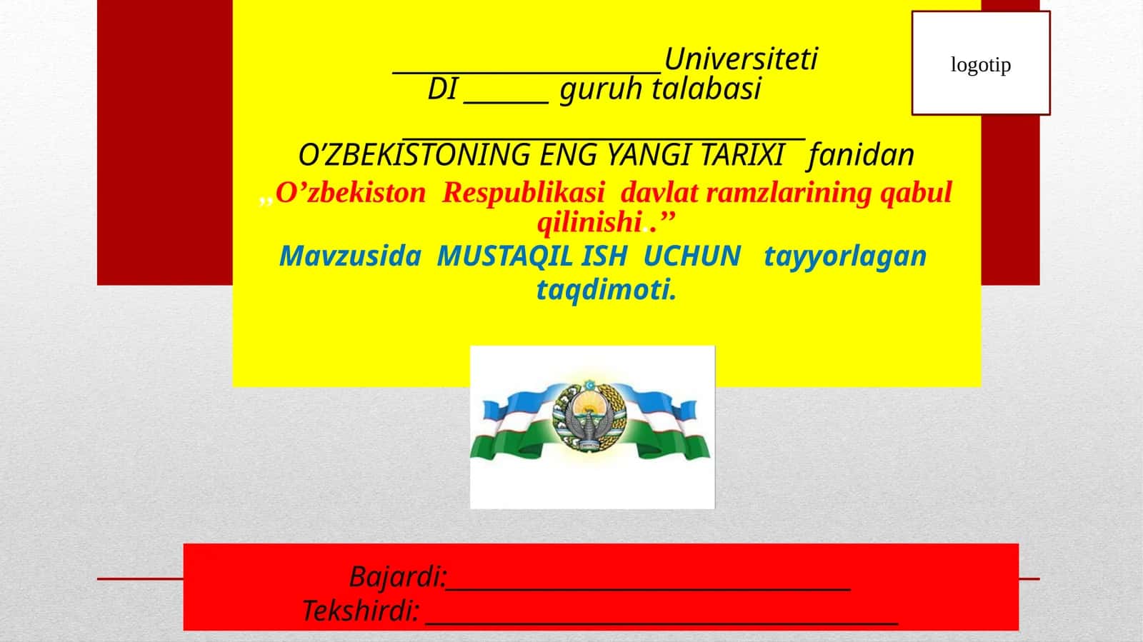 O’zbekiston Respublikasi Davlat Ramzlari