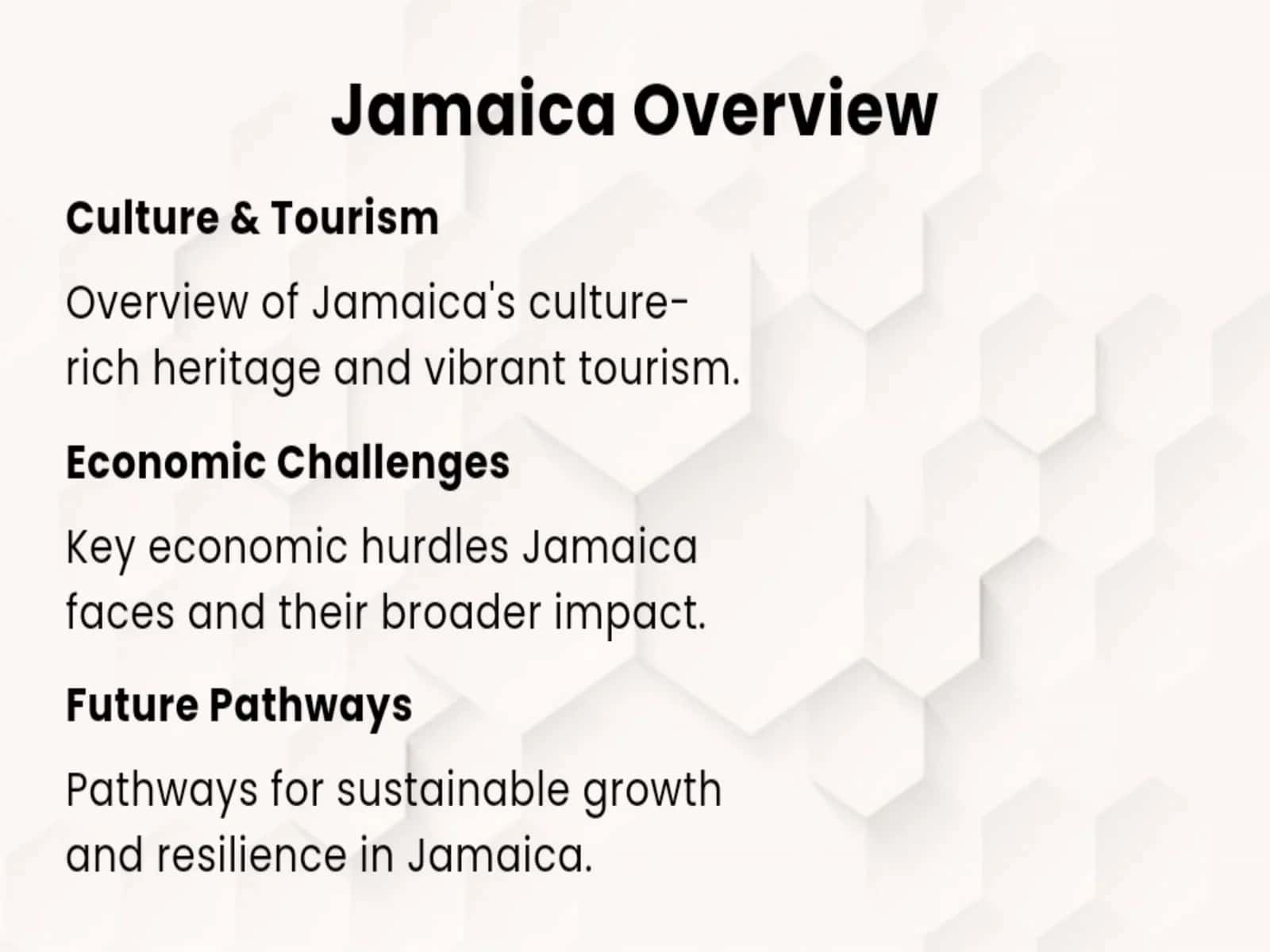 Jamaica industry - Yamayka iqtisodiyoti