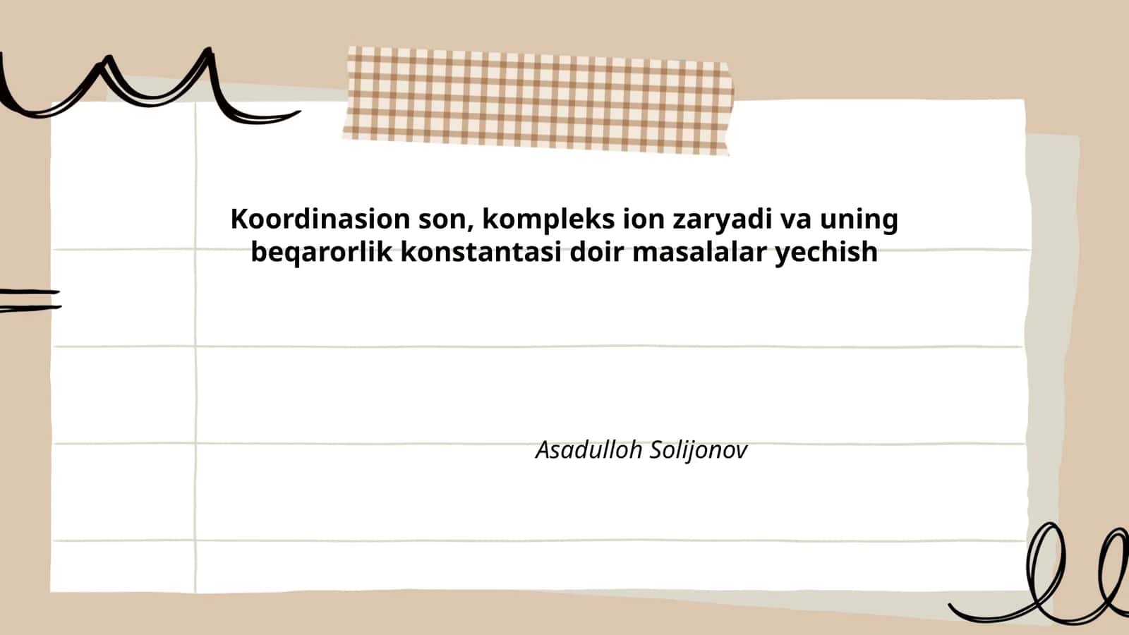 Kompleksonlar va ularning tabiati