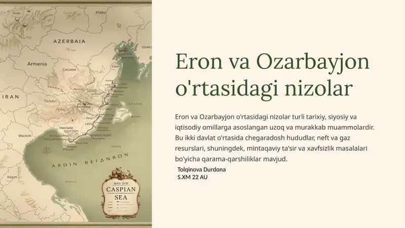 Eron va Ozarbayjon o'rtasidagi nizolar
