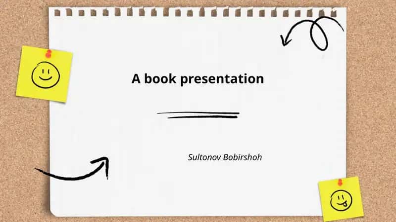 A book presentation