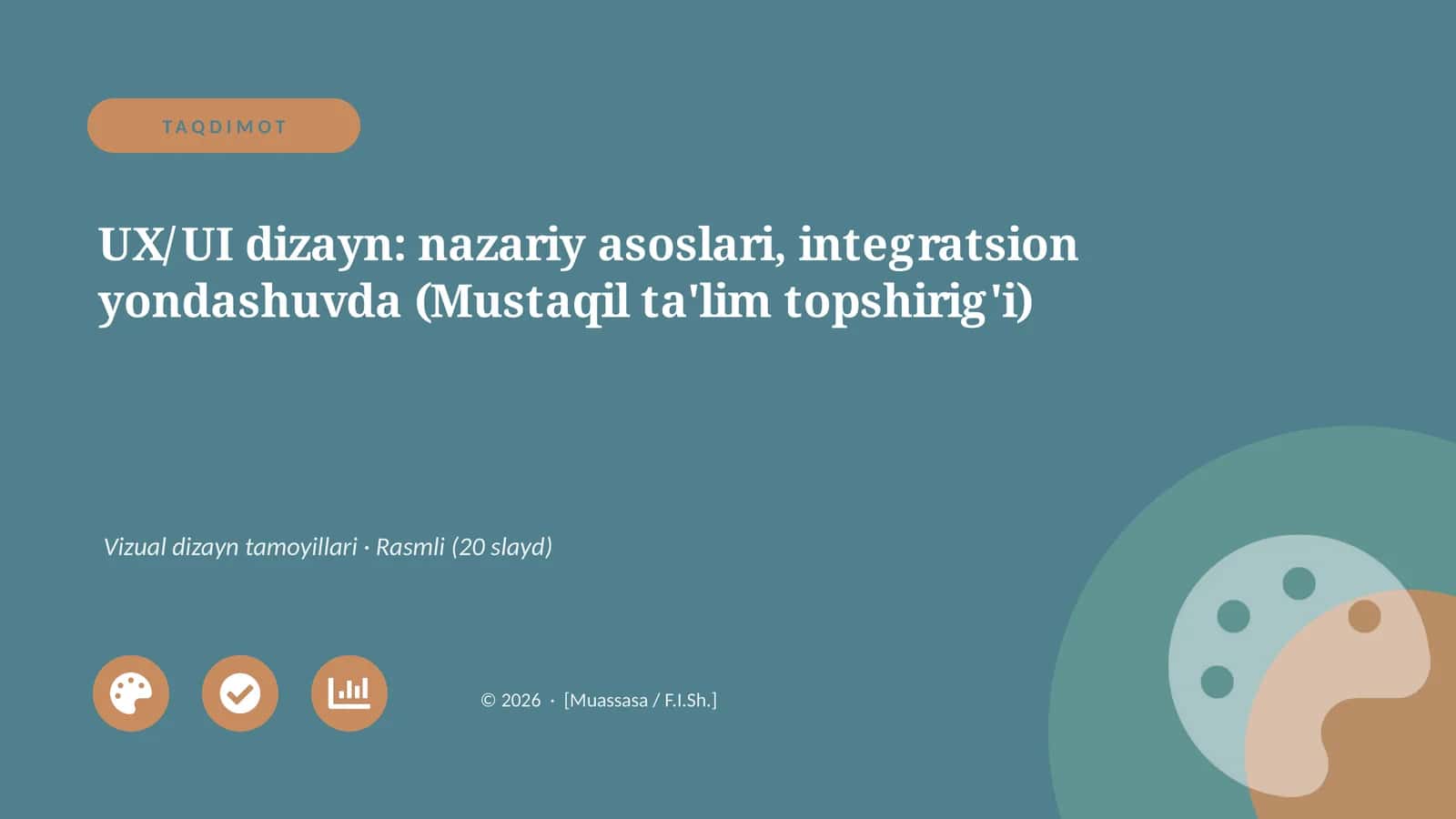 UX/UI dizayn: nazariy asoslari