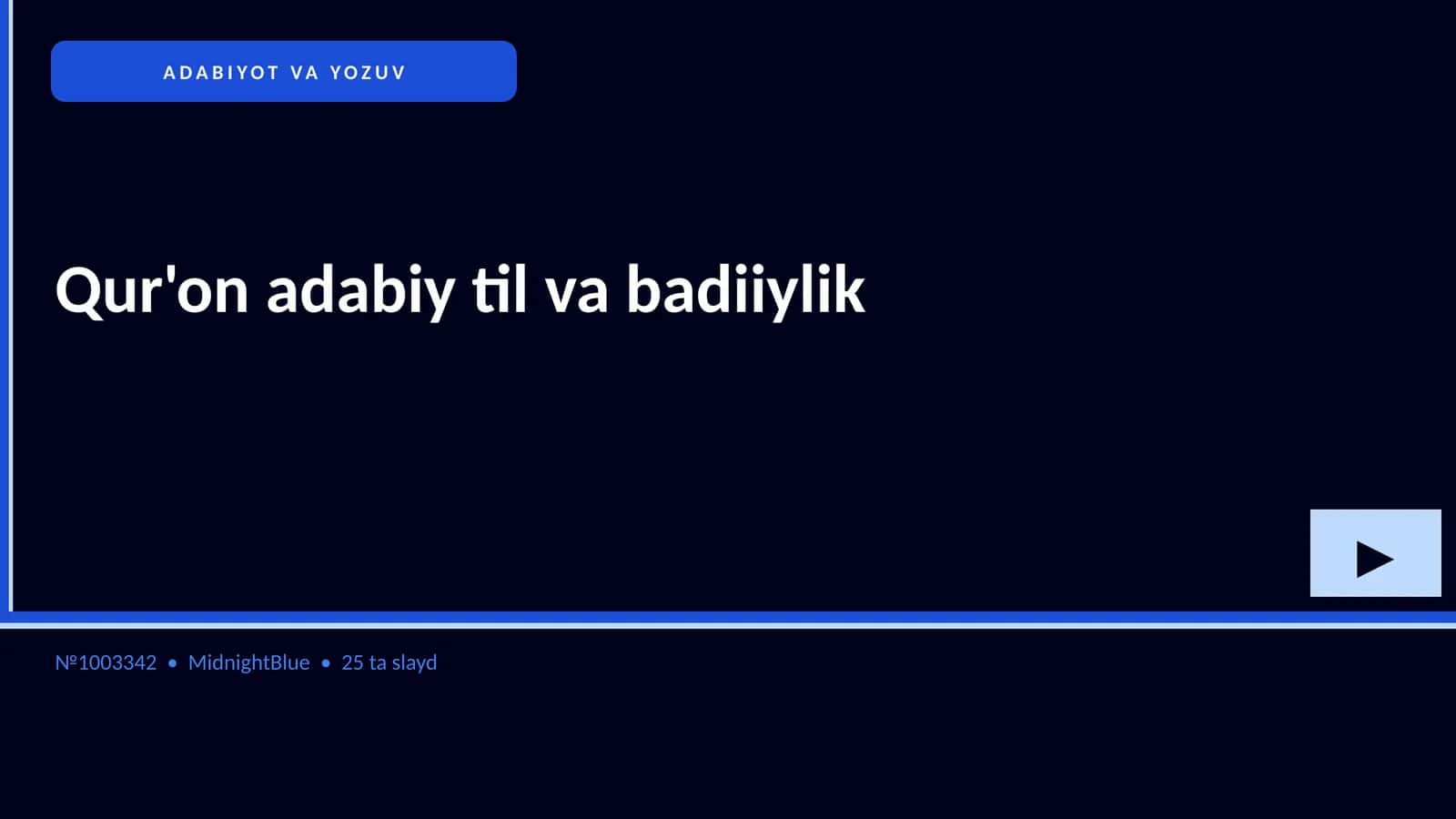 Qur'on adabiy til va badiiylik