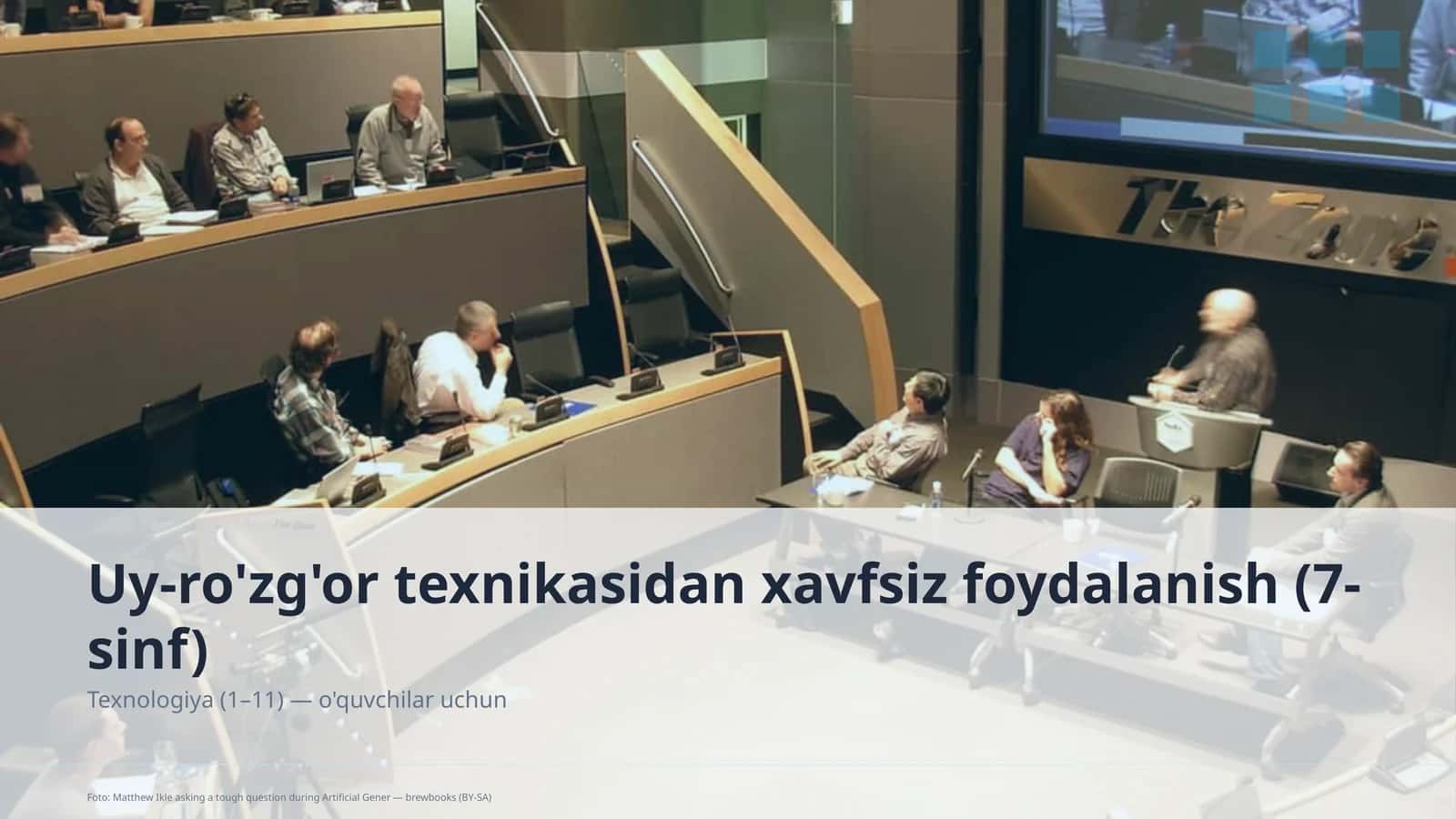 Uy-ro'zg'or texnikasidan xavfsiz foydalanish (7-sinf)