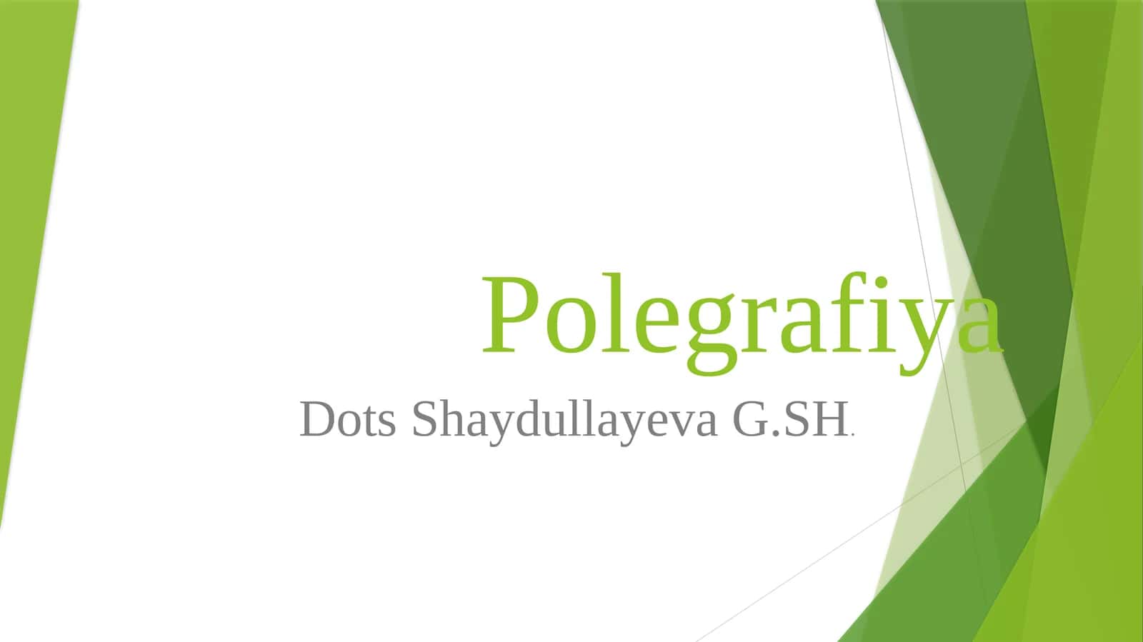 Polegrafiya