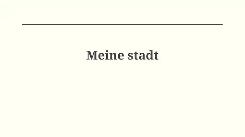Meinestadt