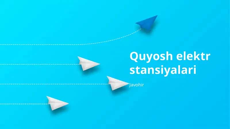 Quyosh Elektr Stansiyalari