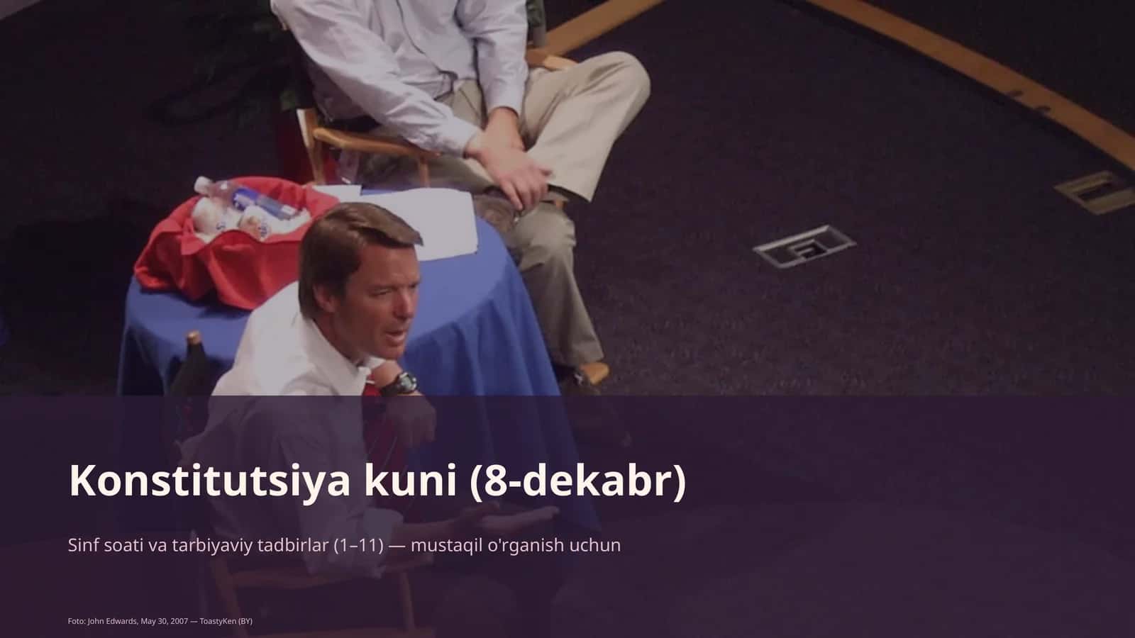 Sinf soati va tarbiyaviy tadbirlar