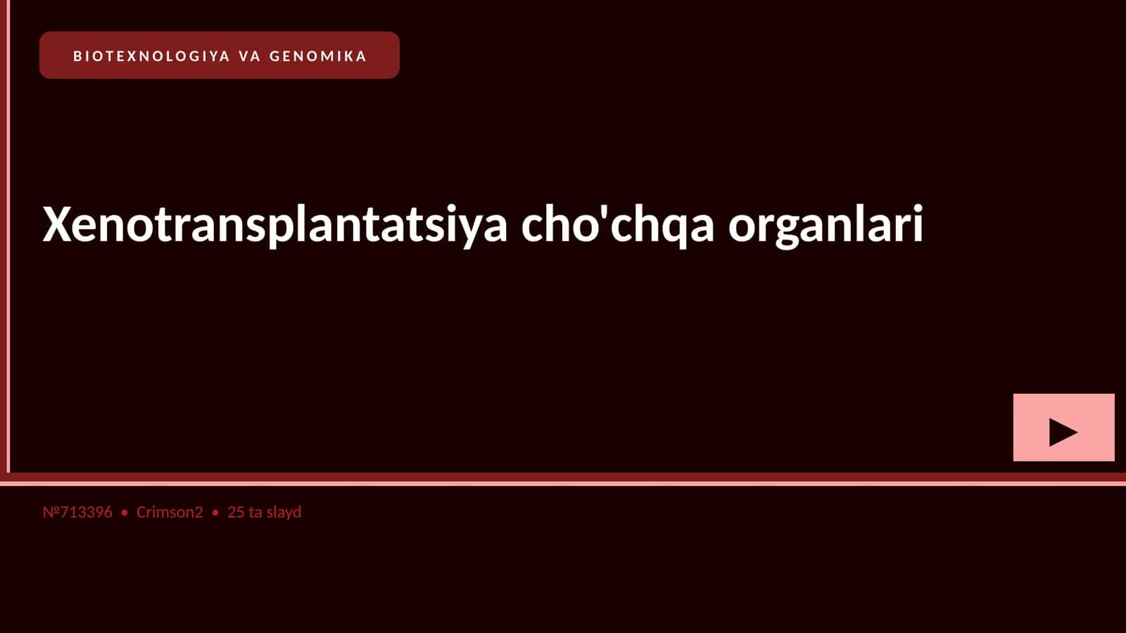 Xenotransplantatsiya cho'chqa organlari