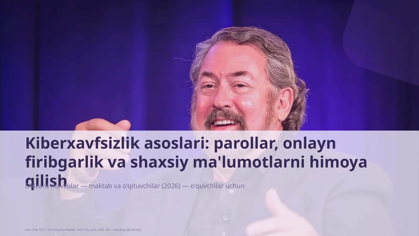 Dolzarb mavzular — maktab va o'qituvchilar (2026) — o'quvchilar uchun