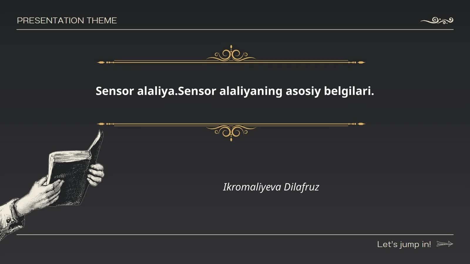Sensor alaliya