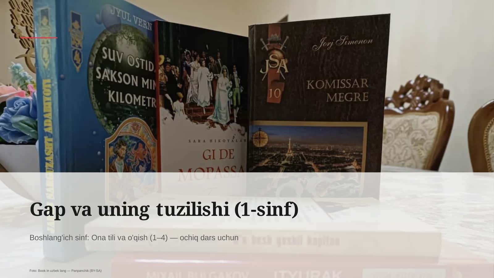 Gap va uning tuzilishi (1-sinf)
