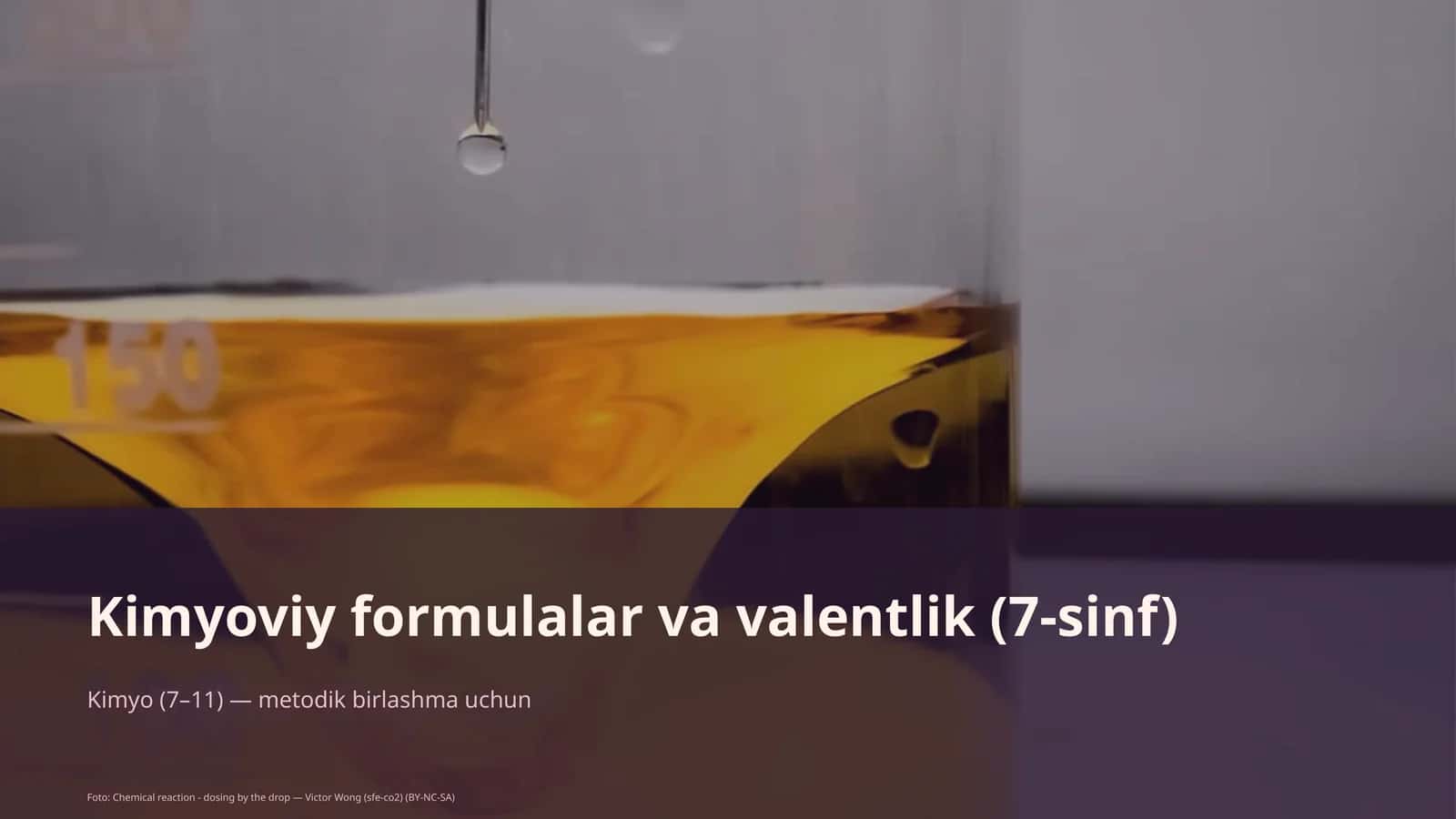Kimyoviy formulalar va valentlik (7-sinf)