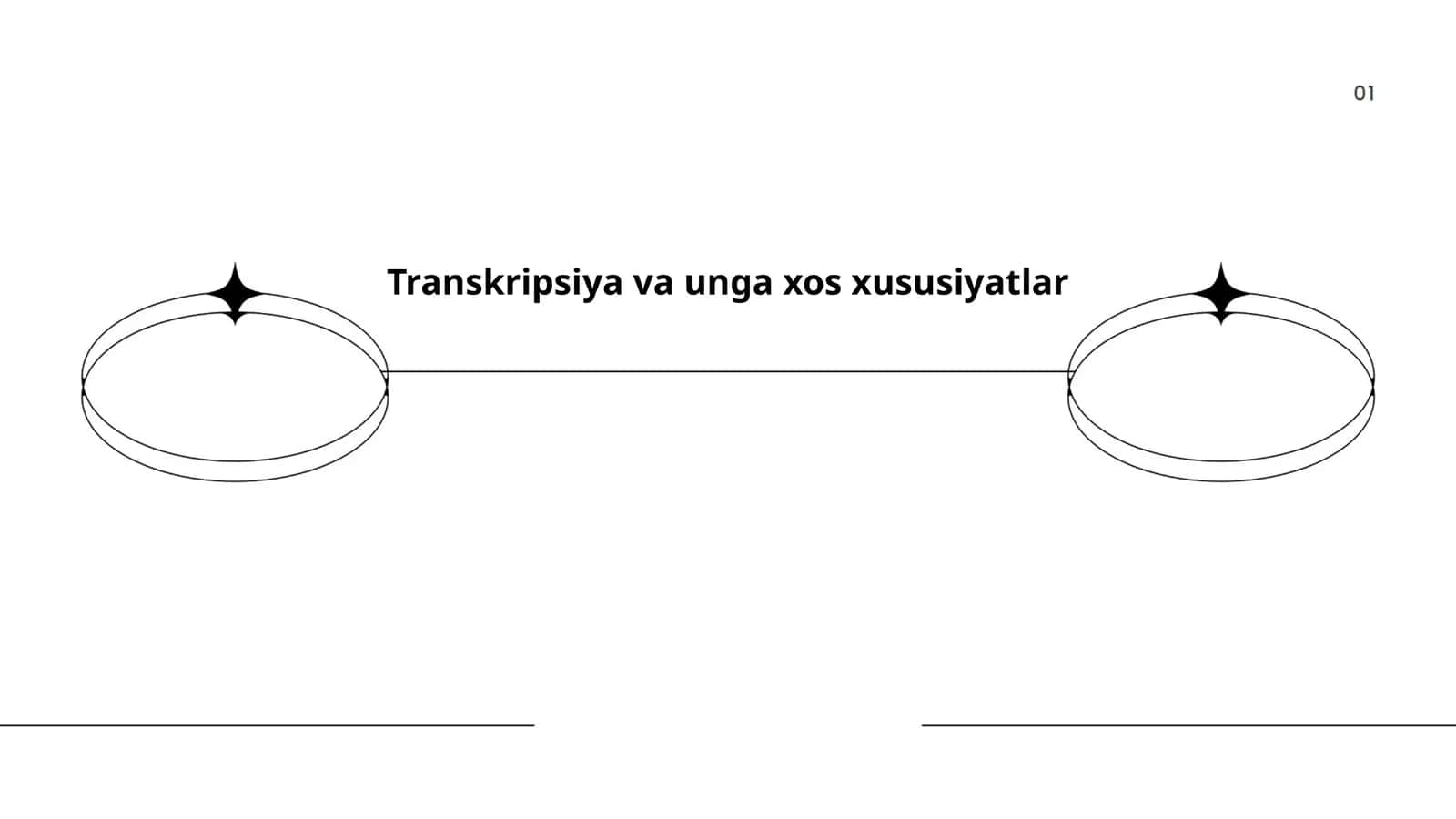 Transkripsiya va unga xos xususiyatlar