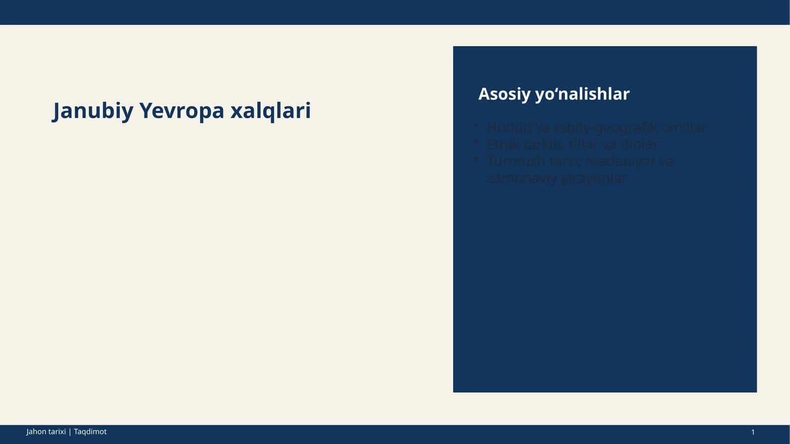 Janubiy Yevropa xalqlari