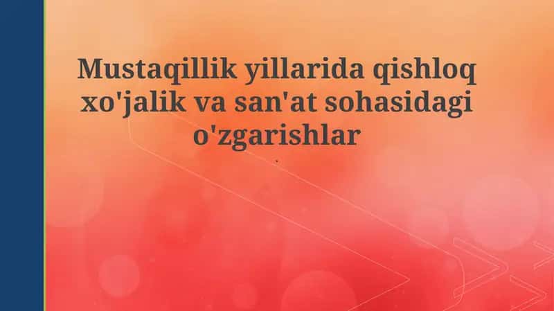 Agrar islohotlar 1990-yillarda