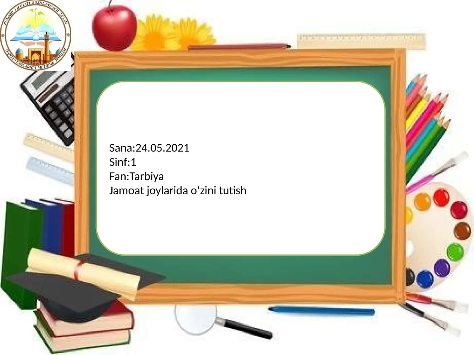 Jamoat joylarida o‘zini tutish