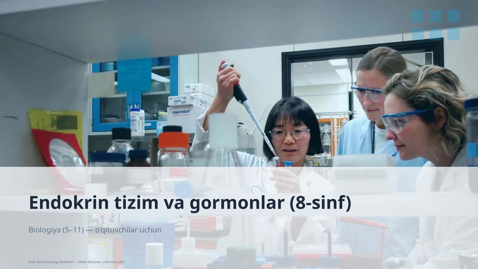 Endokrin tizim va gormonlar (8-sinf)