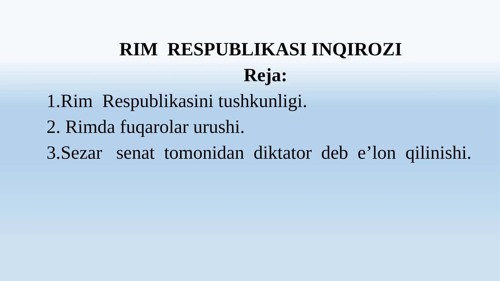 Rim Respublikasi inqirozi