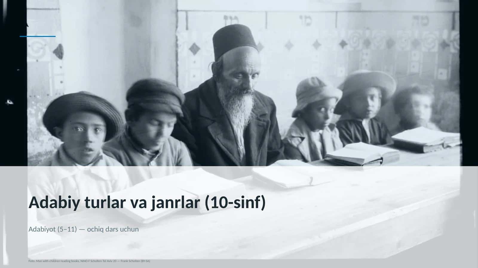 Adabiy turlar va janrlar (10-sinf)